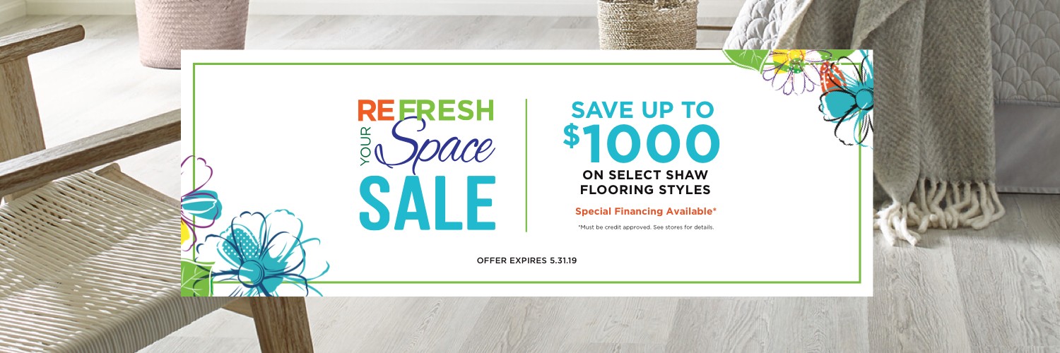 Refresh Your Space Sale | Gregory's Paint and Flooring
